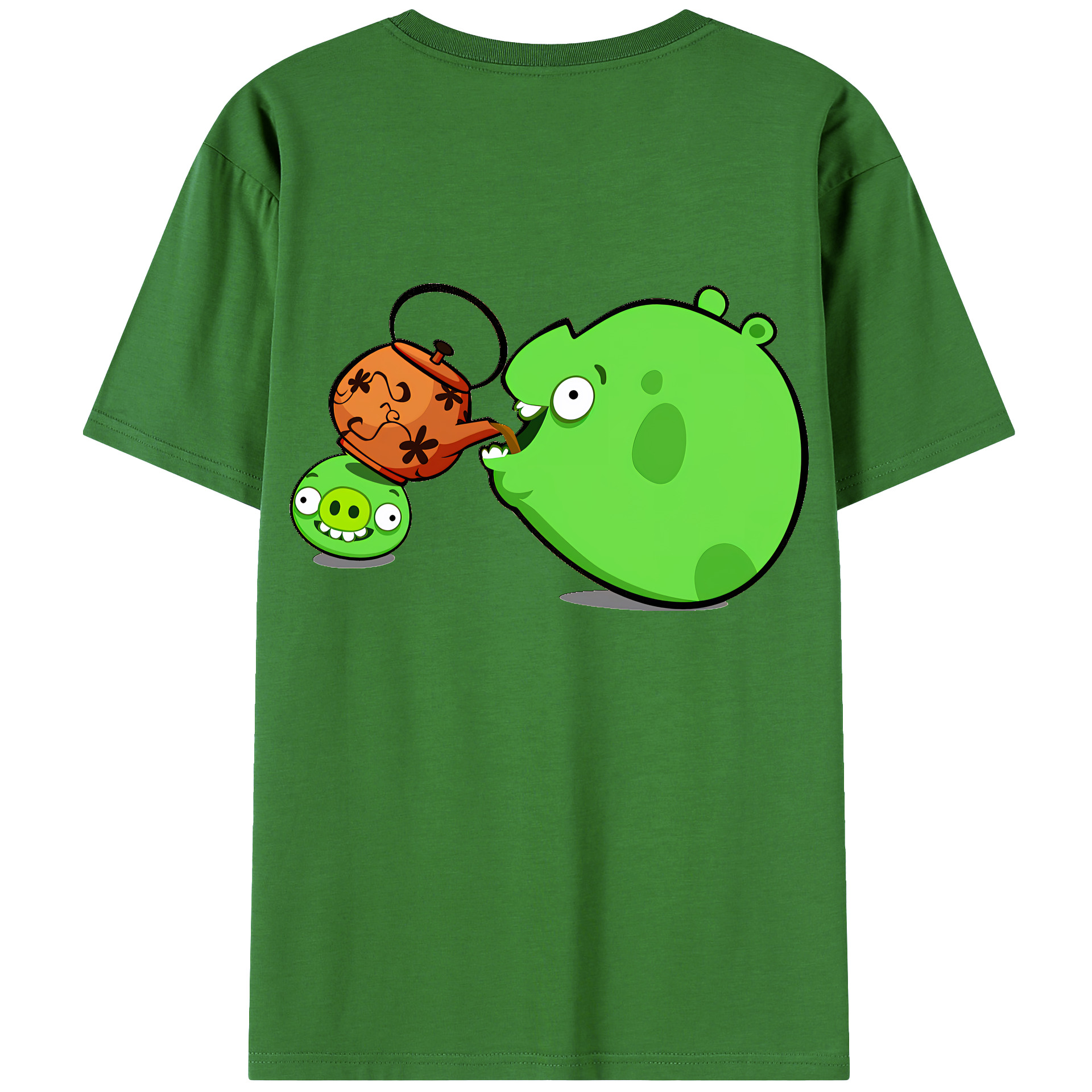 （画像用） Angry Birds アングリーバード レディース半袖Tシャツ(バックプリント)